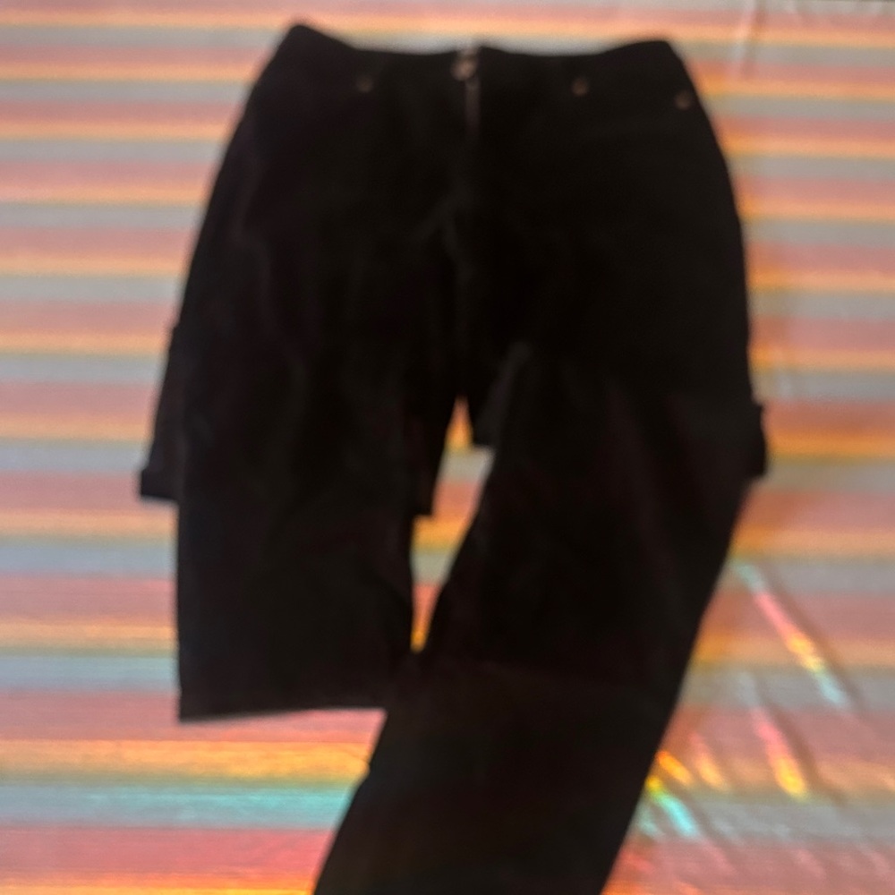 Buffalo Black Velvet Stretch Skinny Pants